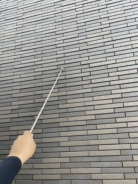 打診棒調査の様子