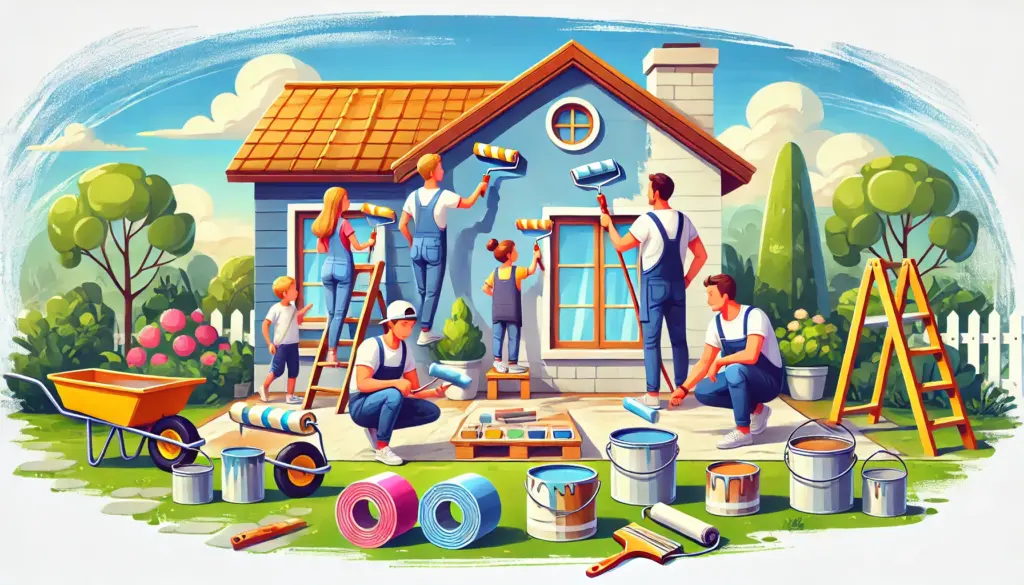 DIYによる外壁塗装は可能?|手順とメリット・デメリット