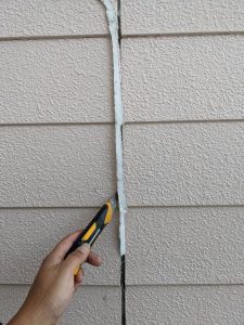 四国中央市 外壁塗装 施工事例 コーキング