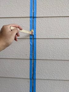 四国中央市 外壁塗装 施工事例 コーキング