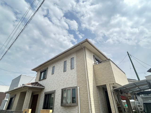 伊予市M様邸 タマホーム住宅 外壁塗装施工前