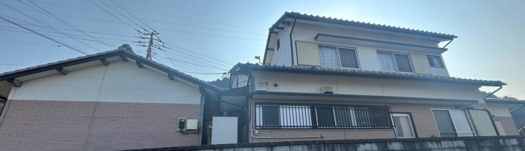 愛媛県西条市K様邸の外壁塗装施工前外観