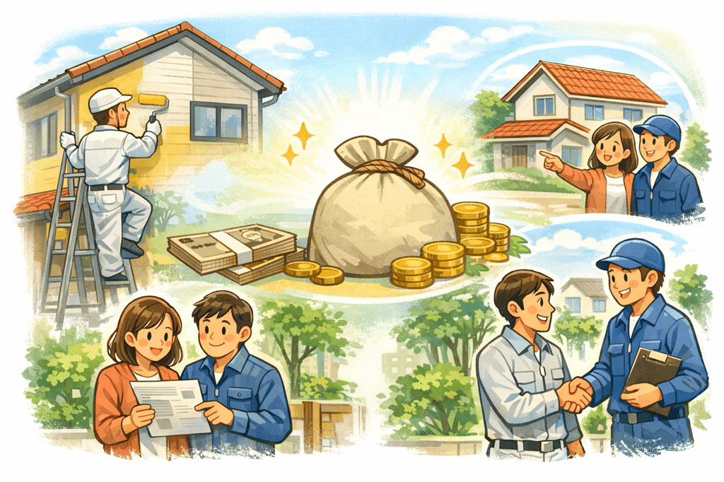松山市の外壁塗装助成金